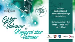 Koncert ob 40-letnici delovanja Okteta Valvasor in Komornega zbora Valvasor